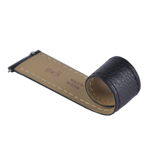 牛皮表带男真皮柔软适配卡地亚坦克男女表皮带折叠扣Tank荔枝纹