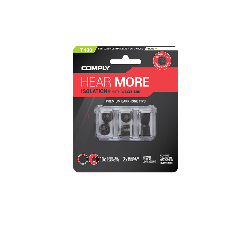 康佩来COMPLY  T400 TX400 TSX400记忆海绵套耳塞套C套耳机套