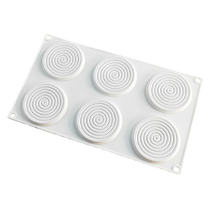 法式慕斯布丁奶冻 千层爱心圆盘蚊香盘库利状飞轮 烘焙硅胶蛋糕模