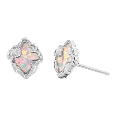 DOACH恋爱心跳幻彩纯银小耳钉