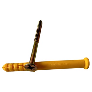 整箱 美坚利小黄鱼塑料膨胀螺丝 小黄鱼膨胀管胀钉金杏尼龙锚栓m8