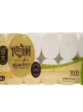 德澜原生实惠装3000g无芯卷纸