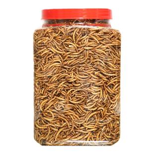 面包虫干黄粉虫干鸟食仓鼠龟粮鱼食八哥粮芦丁鸡鹦鹉饲料宠物零食