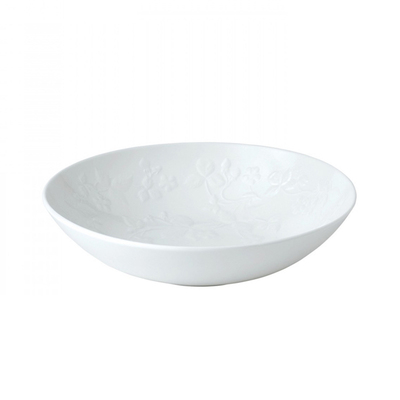 现货WEDGWOOD纯白草莓骨瓷沙拉碗