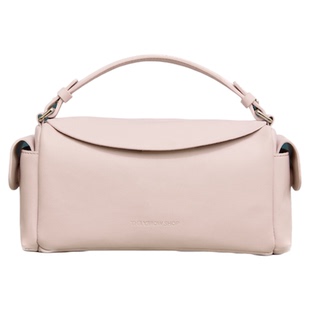 卫蓝同款/THE YELLOW SHOP纳帕头层牛皮彩色系斜挎手拎枕头吐司包