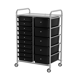 可移动夹缝抽屉式储物收纳柜多层加厚家用窄缝杂物零食柜子置物架