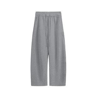 Dream made美式弯刀休闲男款秋冬季直筒阔腿卫裤宽松加绒加厚裤子