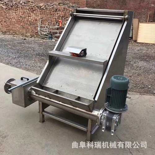 猪粪牛粪固液干湿分离机 不锈钢斜筛式 处理养殖场污水脱水设备