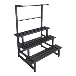 网红台阶花架楼梯式多肉架子一层多层不锈钢阳台网红置物架神器