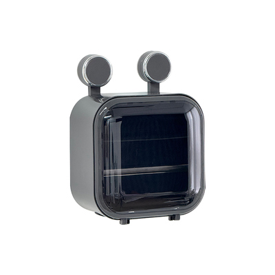 卫生间吸盘卫生纸分层防水纸巾盒