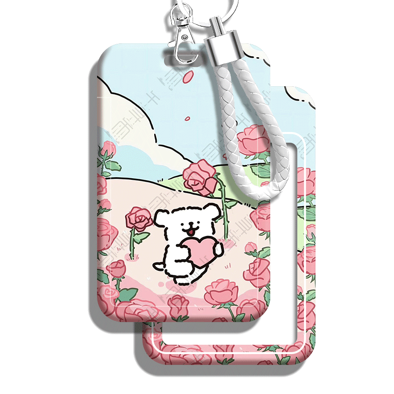 线条小狗创意可爱卡通学生证件套