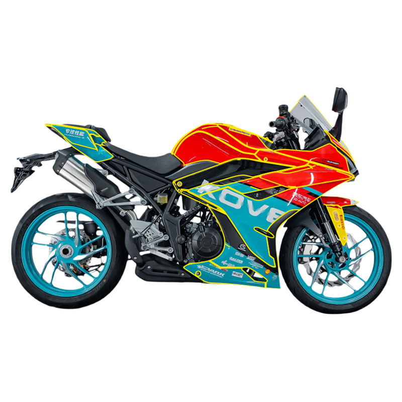 适用25款凯越350RR赫雷兹隐形车衣TPU防水贴膜摩托车贴纸改装配件