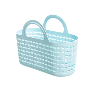禧天龙比格手提浴室洗澡篮子小号塑料沐浴篮洗漱收纳筐宿舍洗浴篮