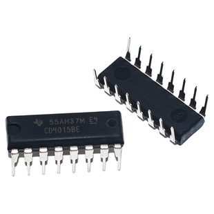 全新进口原装 CD4015BE 直插DIP-16 双移位寄存器逻辑IC CD4015