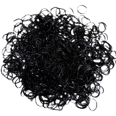 次性头绳皮套黑色不伤发圈胶圈