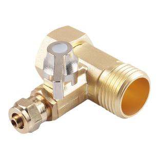 净水器铜进水三通水龙头转接分水阀转换开关接头净水机三通配件