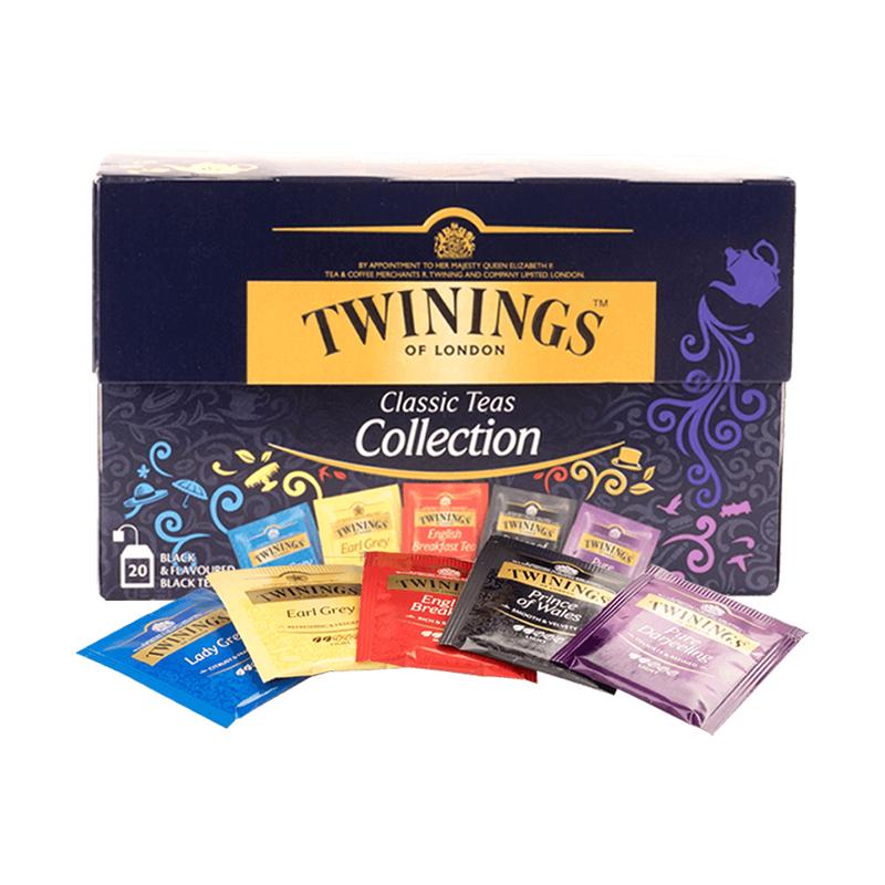 twinings川宁红茶精选茶包进口锡兰伯爵大吉岭英式早餐奶茶下午茶