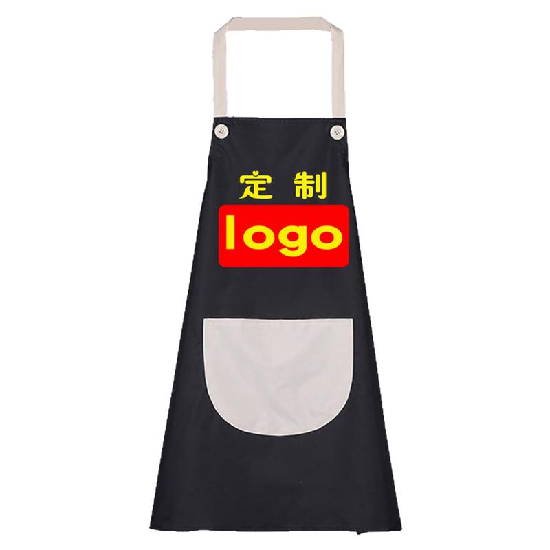 厨房罩衣log餐饮印字男防