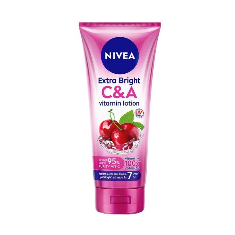 泰国妮维雅nivea vc ve va身体乳樱桃c&A柑橘C&E亮白滋润保湿清爽