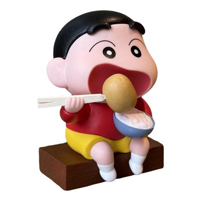 可爱吃马铃薯蜡笔小新手办