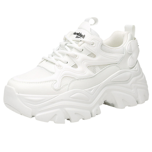 大东厚底老爹鞋女秋冬2025新款今年流行的鞋子小个子增高鞋小白鞋