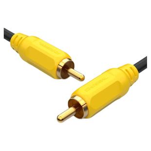 秋叶原视频线单莲花AV线公对公母延长加长机顶盒3投影dvd电视机复合视频5音响低音炮同轴音频功放连接线20米