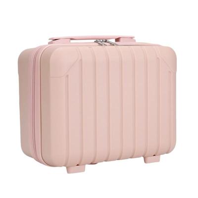 行李箱14寸条纹手提化妆箱