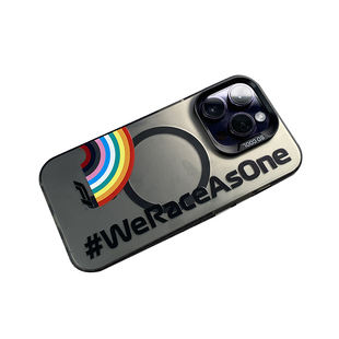 F1彩虹安全车创意适用iPhone16ProMax磁吸MagSafe苹果15 Pro华为Mate70磨砂软14PM无线充电保护套13定制12/11