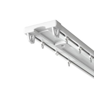 静音窗帘轨道铝合金窗帘盒导轨