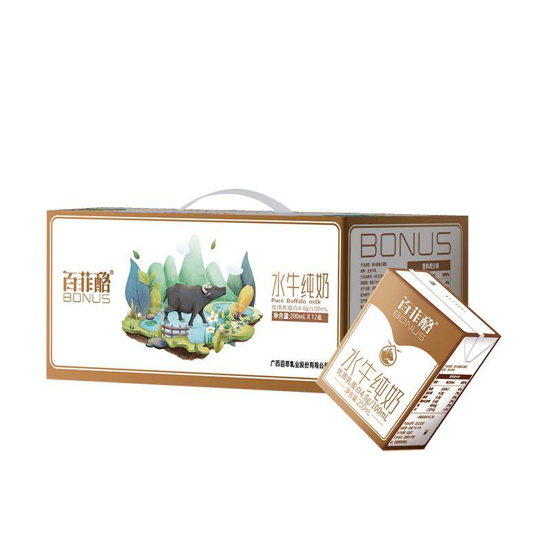 百菲酪蛋白质200ml整箱水牛奶