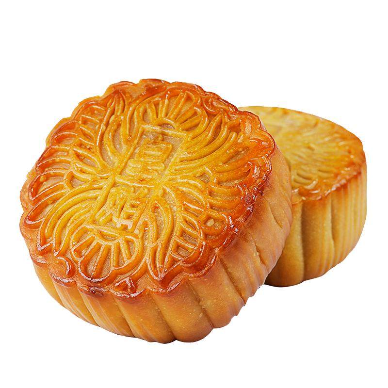 广州品牌酒家正宗双黄白莲蓉月饼
