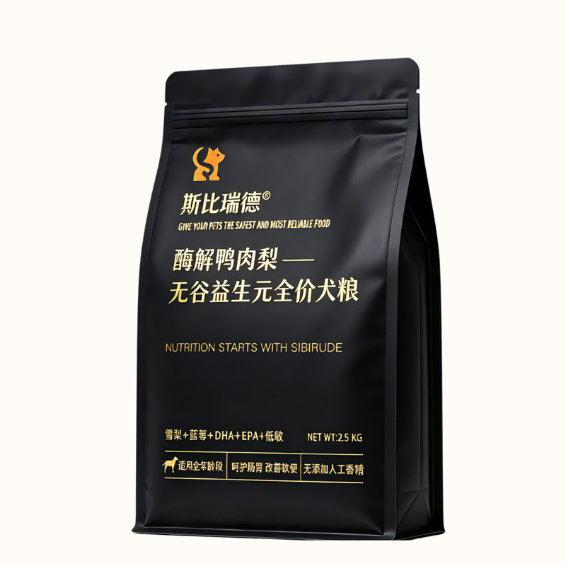 斯比瑞德鸭肉梨泪痕白狗比熊狗粮