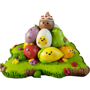 盖盖有口福非遗胶东花饽饽馒头花馍宝宝周岁生日抓周手工面点礼盒