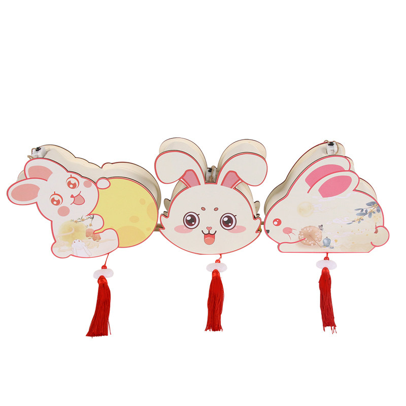 手工小制作diy兔子灯笼