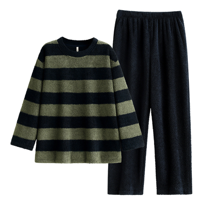 【商场同款】悦内男士半边绒睡衣