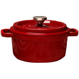 苏泊尔珐琅锅铸铁汤锅家用焖炖锅多功能平底锅电磁炉烤箱燃气灶