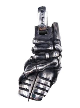 欲望车间原创手工纯银吊坠麦克风