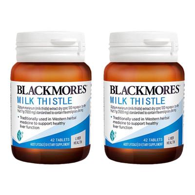 BLACKMORES护肝小棕瓶奶蓟草片42片*2
