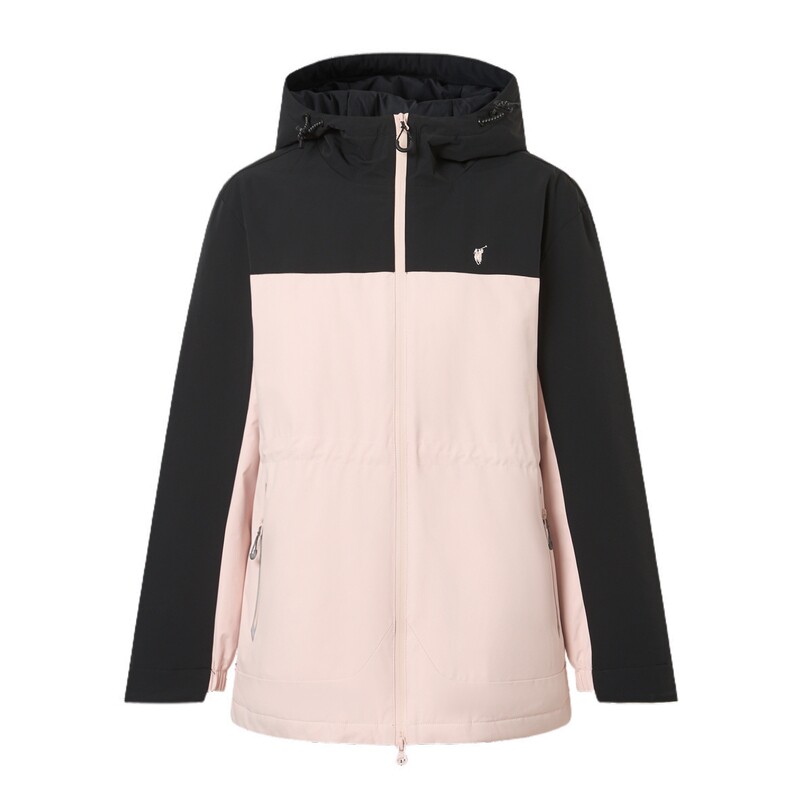 POLOWALK女士羽绒服连帽收腰外套