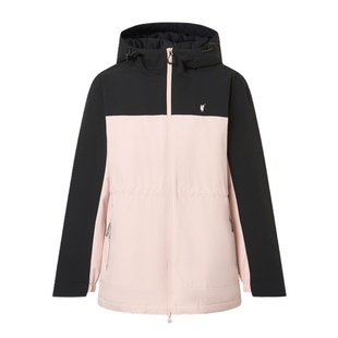 POLOWALK女装羽绒服2025冬装女士羽绒服连帽保暖通勤外套收腰上衣