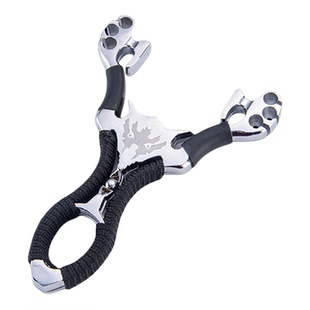 弹弓成年人专用高精度大威力6股反曲新款狙击弹工橡皮筋户外玩具