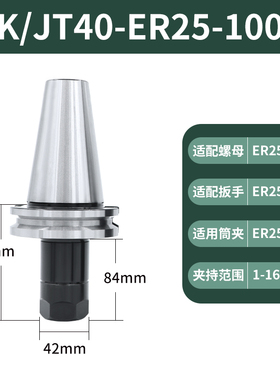SK50刀柄JT50/JT40/SK40数控刀柄ER32 FMB SLN刀柄德标DIN69871