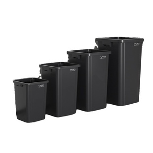 商用无盖垃圾桶大号方形桶家用户外大容量30升40L厨房超大卫生桶