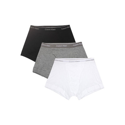【自营】Calvin Klein/凯文克莱男士平角内裤 三条装 NB4002A
