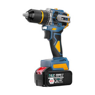 伯尔特21V可敲击手电钻无刷充电式大钢炮电钻家用打孔电动螺丝刀