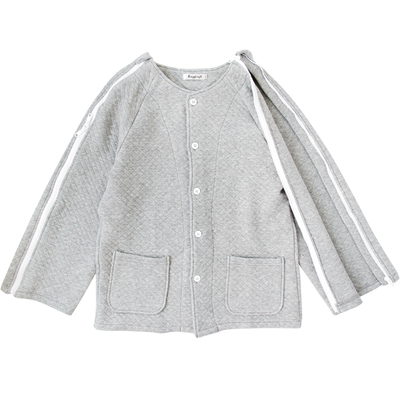 秋夹棉病号服易穿脱picc置管衣服