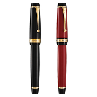 日本PILOT百乐FKV-88SR钢笔18k金30号双色尖硬橡胶生漆杆高档送礼
