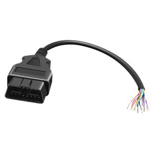 鹿途汽车OBD公母头连接线卡车16针开口线 ELM327延长线16芯