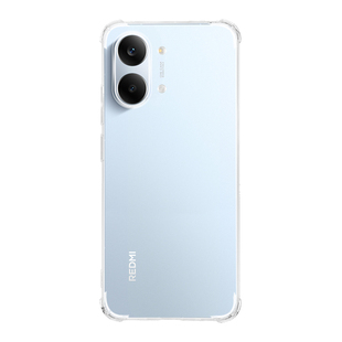 适用红米turbo5max手机壳新款小米turbo5手机壳保护套redmi3全包防摔气囊女男款por外壳4pro高级透明硅胶软壳