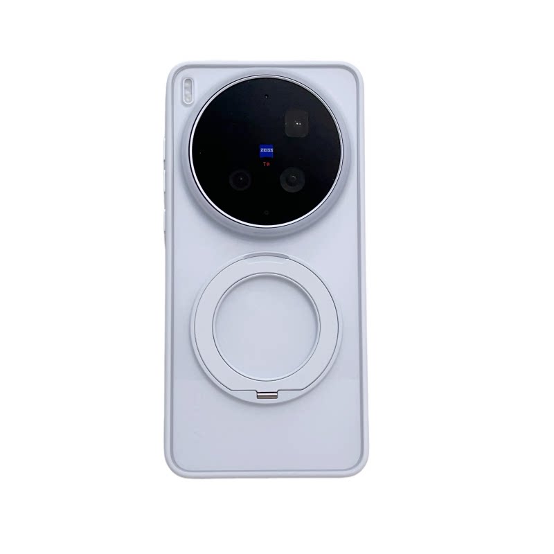 适用vivo x300ultra支点手机壳x300s肤感磨砂磁吸旋转支架保护套pro全包软边防摔透明高档新款外壳X300抗指纹